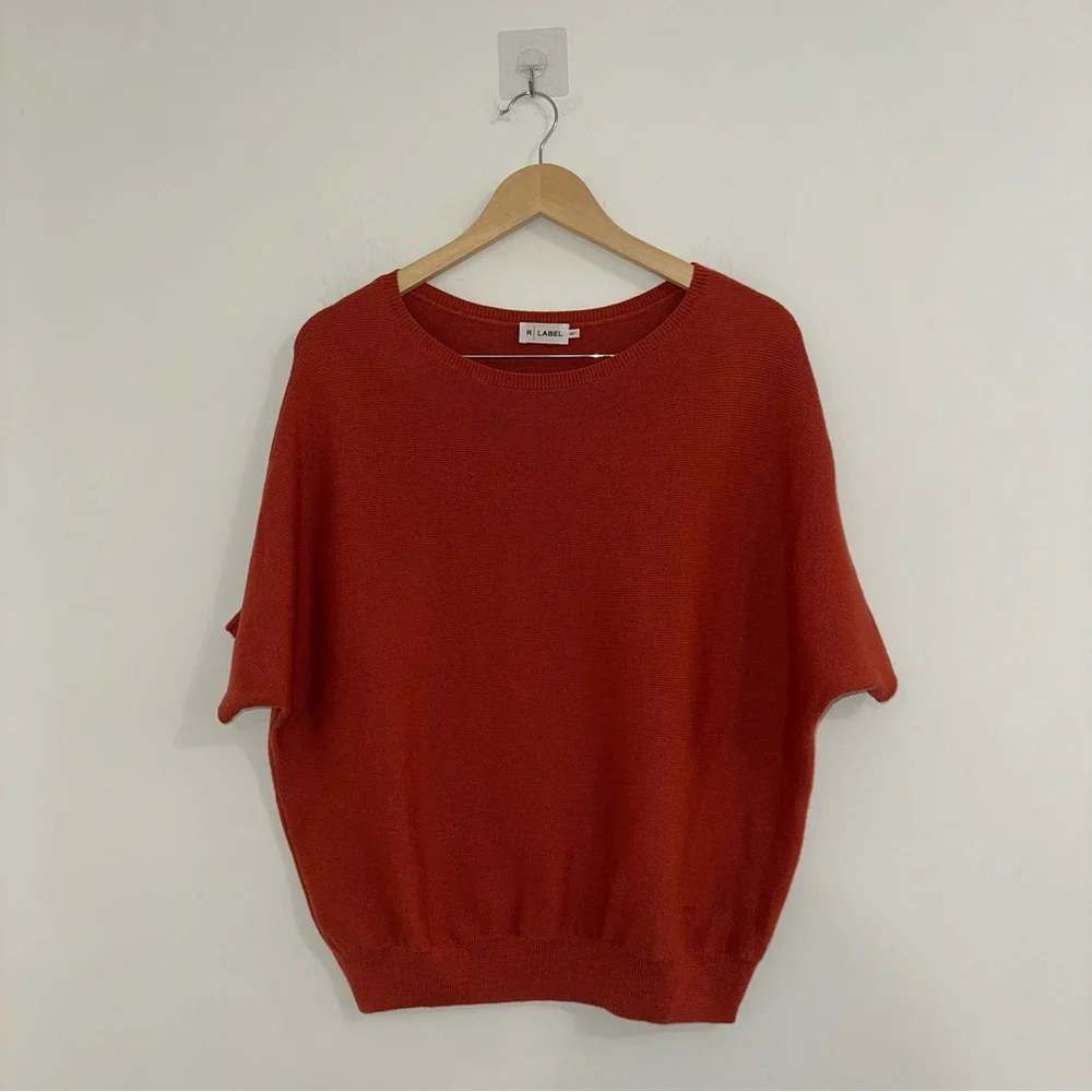 R Label The Reset Essential Pullover wool Dolman Sleeves sz S/M #G4 - Picture 1 of 4